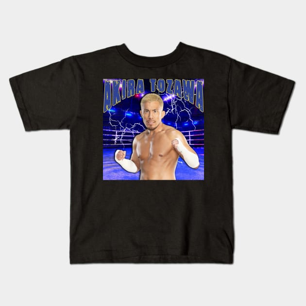 AKIRA TOZAWA Kids T-Shirt by Rofi Art